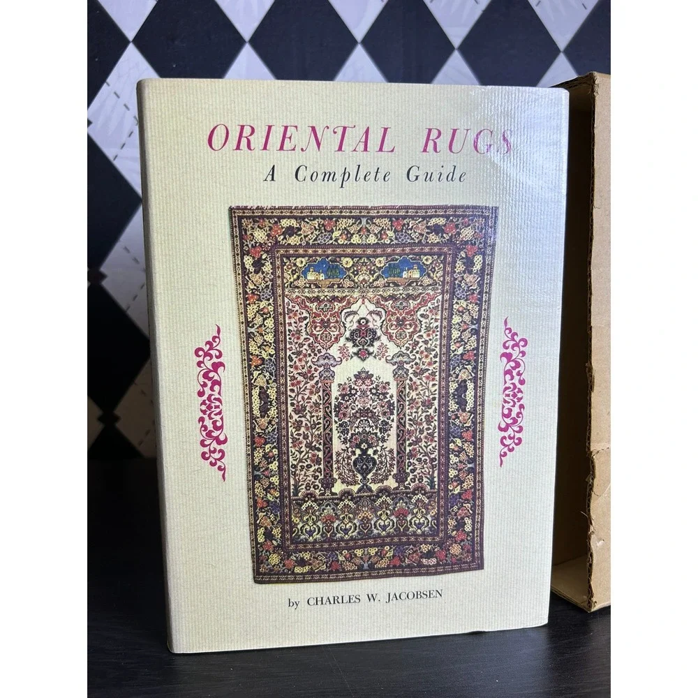 Oriental Rugs Complete Guide Charles W. Jacobsen 1972 Hardcover Slipcase